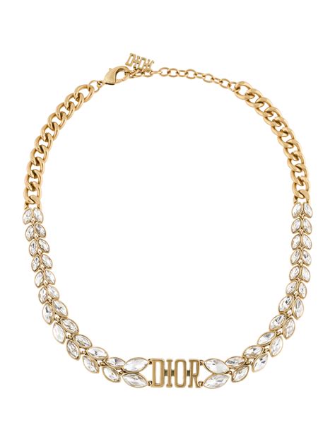 dior crystal necklace|christian Dior necklace for sale.